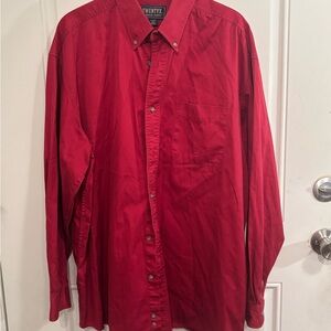 Twenty‎ Red Casual Button Down Shirt